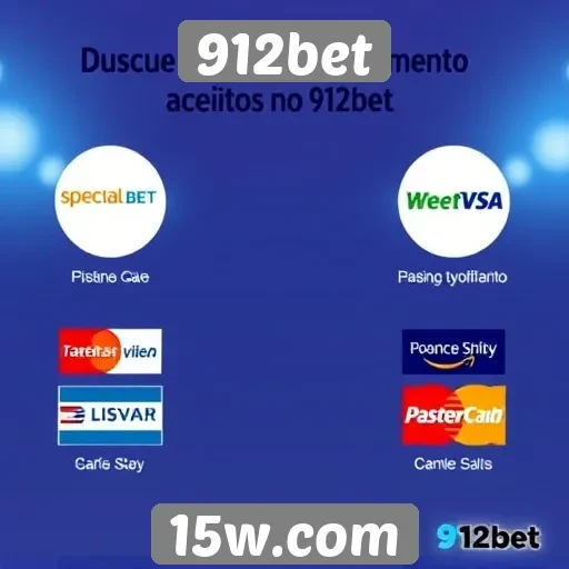 Métodos de pagamento aceitos no 912bet